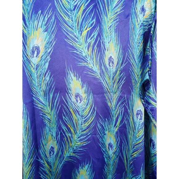 WILD Retro 70's style muu muu caftan kaftan. Mrs. Roper! Tiki Free Shipping! - Picture 4 of 6
